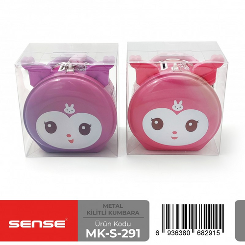 Sense Kilitli Metal Kumbara S-291