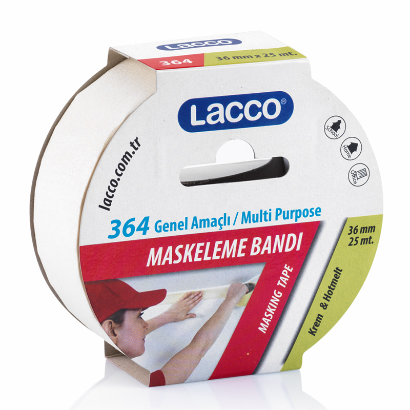 Lacco Maskeleme Bandı 36Mmx25M  364