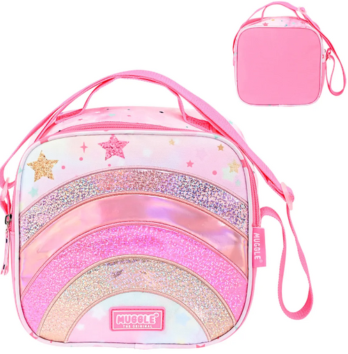 Muggle Mu-9062 Glitter Rainbow Kol. Beslenme Çanta