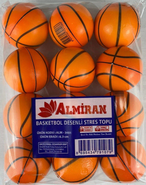 Almiran Stres Topu 6.3Cm -12 Basketbol