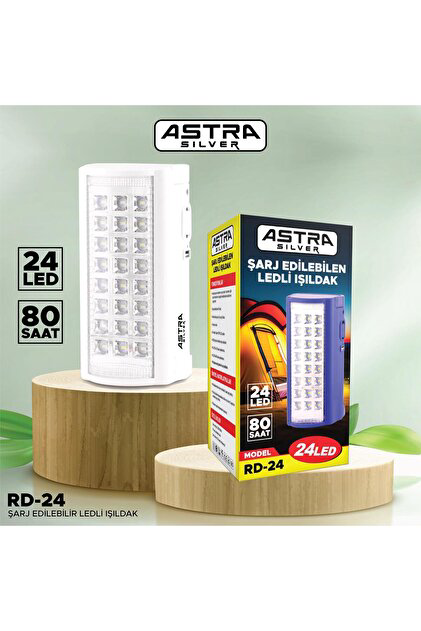 Astra 24 Led Işıldak 120 Saat Çalışma