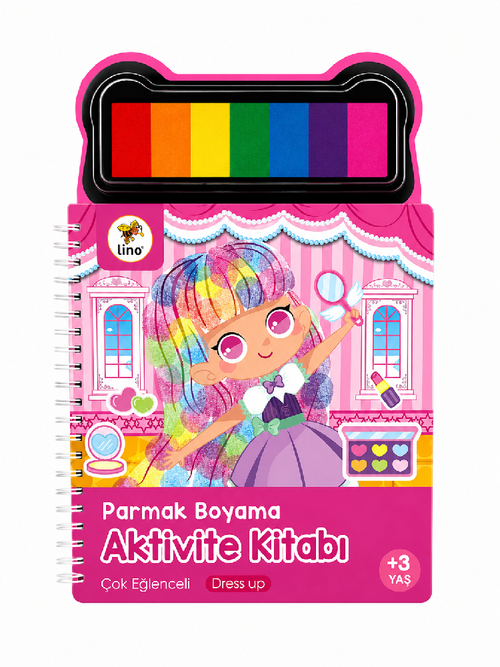 Lino Parmak Boyama Aktivite Kitabı Dress Up Lp-602