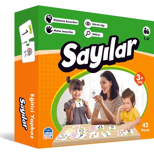 Martı Eğitici Yapboz Sayılar
