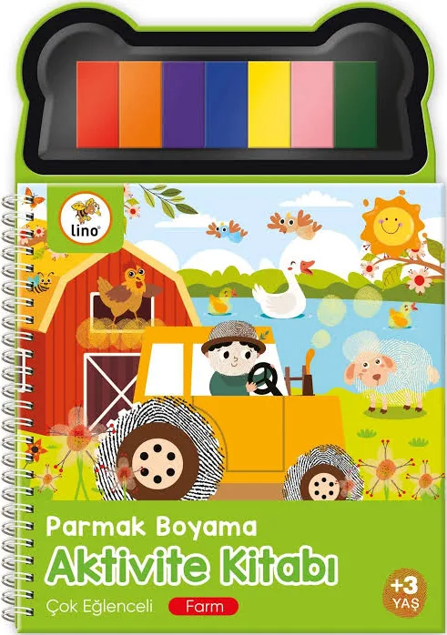Lino Parmak Boyama Aktivite Kitabı Farm