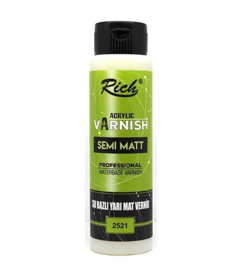 Rich Su Bazlı Yarımat Vernik 500ml 2521