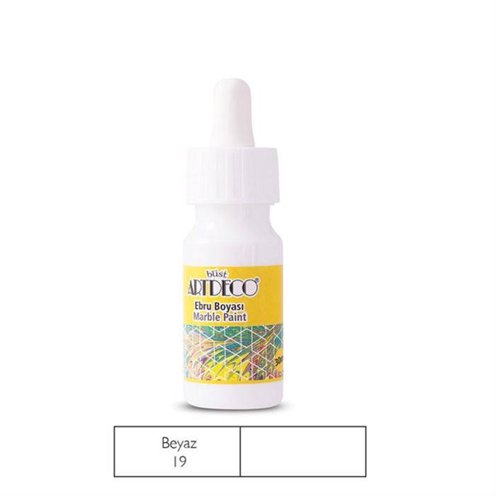 Artdeco Ebru Boyası 30ml Beyaz 19