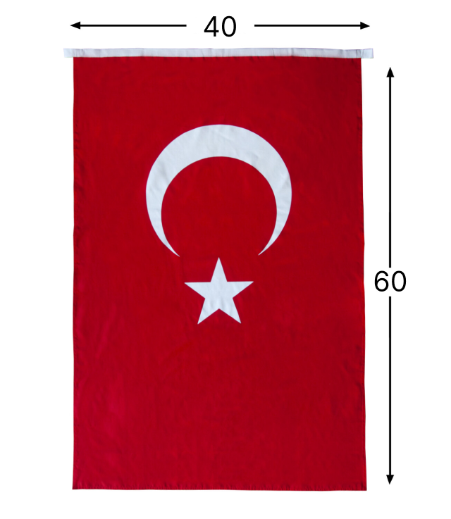 Ormi Alpaka Türk Bayrağı 40x60cm