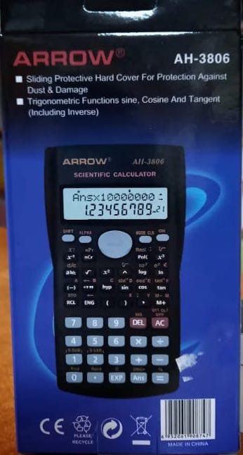 Arrow Hesap Makinesi Fonksiyonlu AH-3806