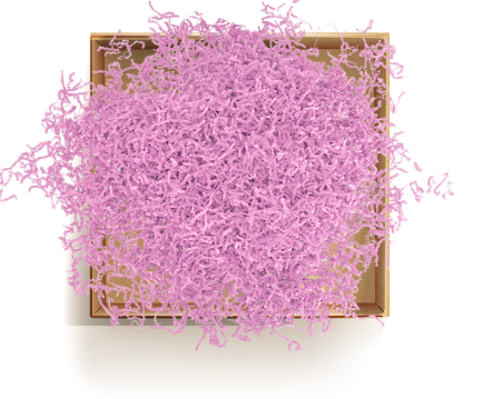 Zigzag Kırpık Kağıt 250gr Pembe