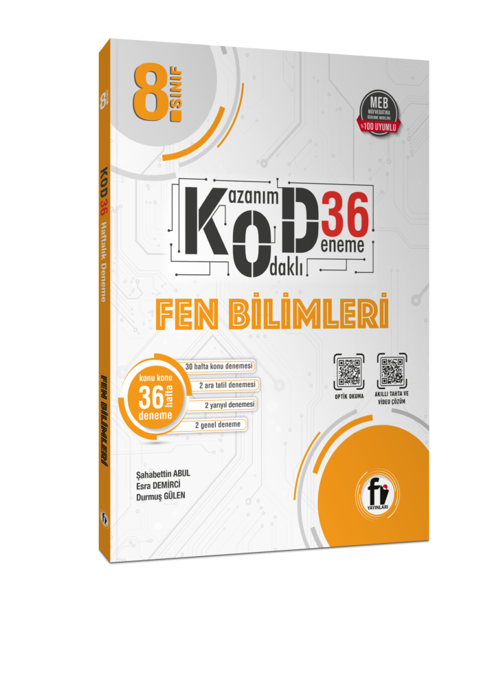 Fi Yayınları 8.SINIF WİFİ FEN BİLİMLERİ SORU BANKASI