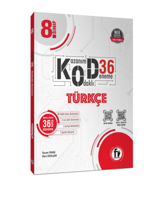 Fi Yayınları 8.SINIF TÜRKÇE KOD 36 DENEME