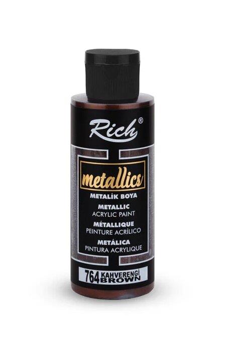 Rich Metalik Akrilik 120ml 764 Kahverengi