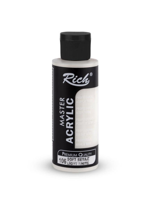 Rich Akrilik Boya 120ml 106 Soft Beyaz
