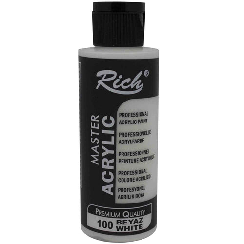 Rich Akrilik Boya 120ml 100 Beyaz