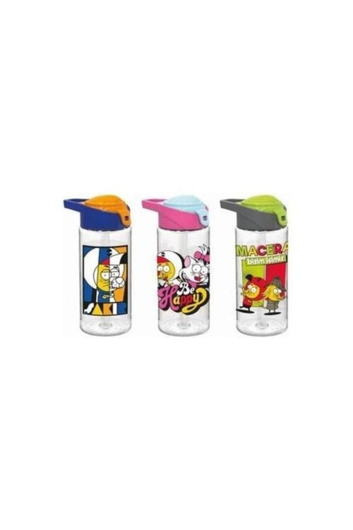 Gıpta Matara Kral Şakir Pipetli Desenli Tritan 500