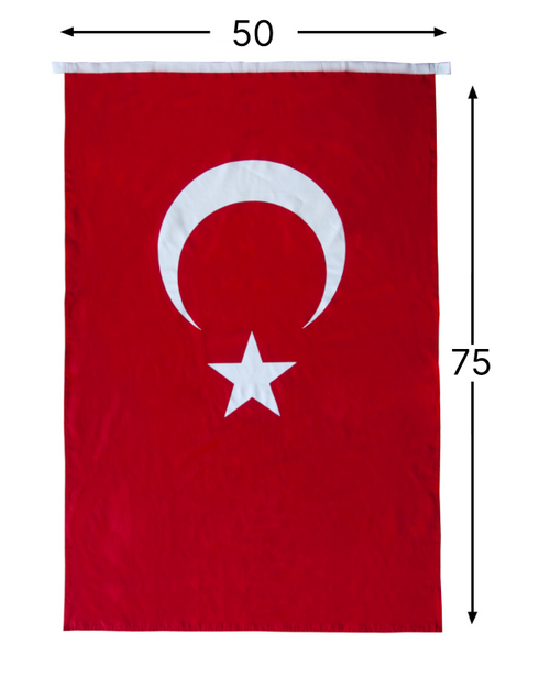 Ormi Alpaka Türk Bayrağı 50X75Cm