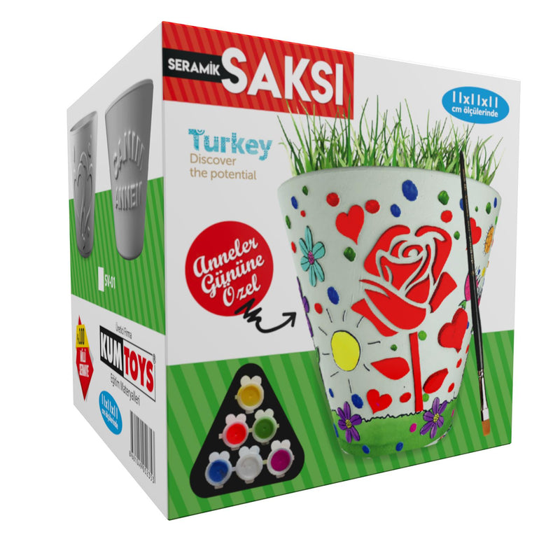 Kumtoys Seramik Saksı