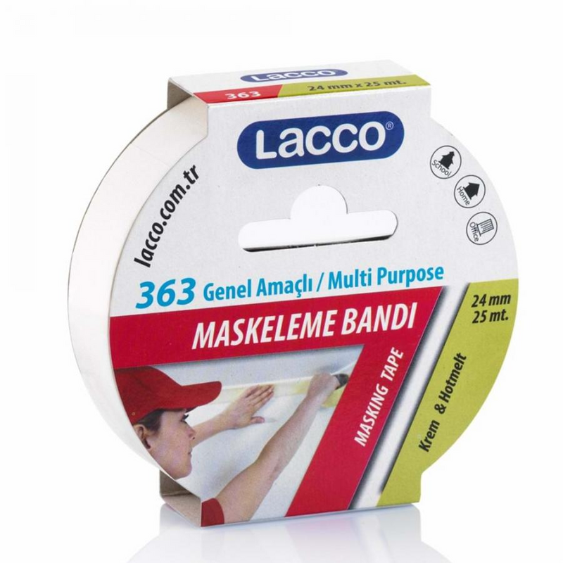Lacco Maskeleme Bandı 24Mmx25M  363