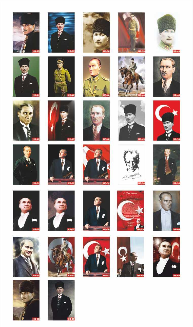 Atatürk Posteri 50X70