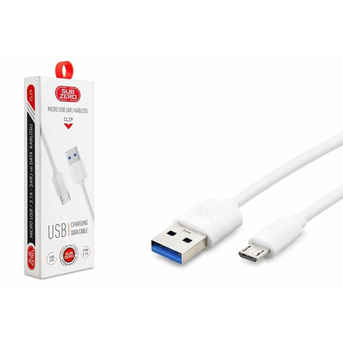 Subzero CL29 15W 3.1A Micro Usb Şarj Kablosu