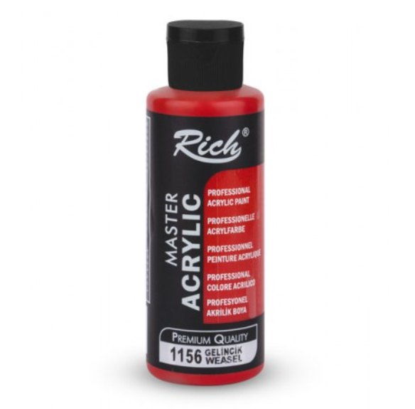 Rich Akrilik Boya 120ml 1156 Gelincik