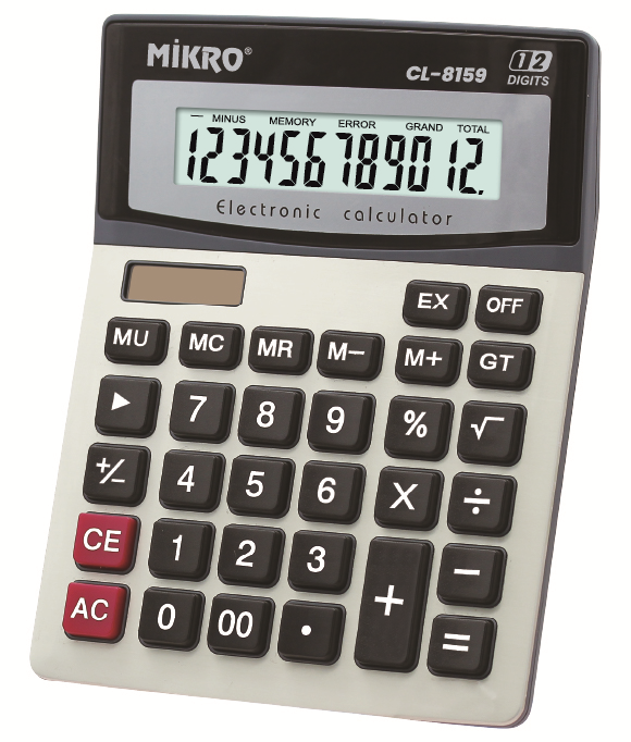 Mikro Cl-8159 Digital Hesap Makinesi (12digit)
