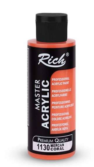 Rich Akrilik Boya 120ml 1130 Mercan