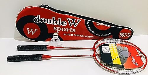 Double W Badminton Raket Seti Çantalı BDT-39