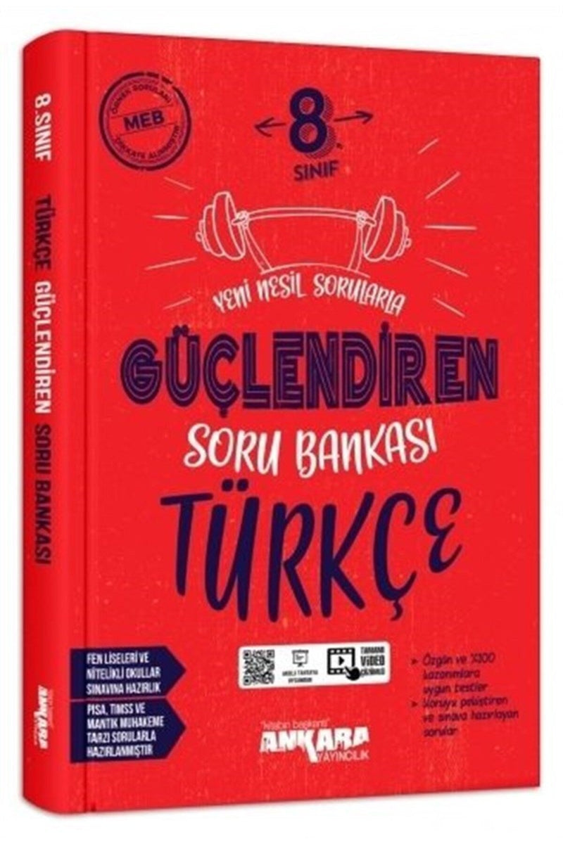 Ankara Yayıncılık 8. Sınıf Güçlendiren Türkçe Soru Bankası