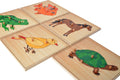 Puzzle Hayvanlar(satandlı) ve çalışma kartları(Kutulu)
