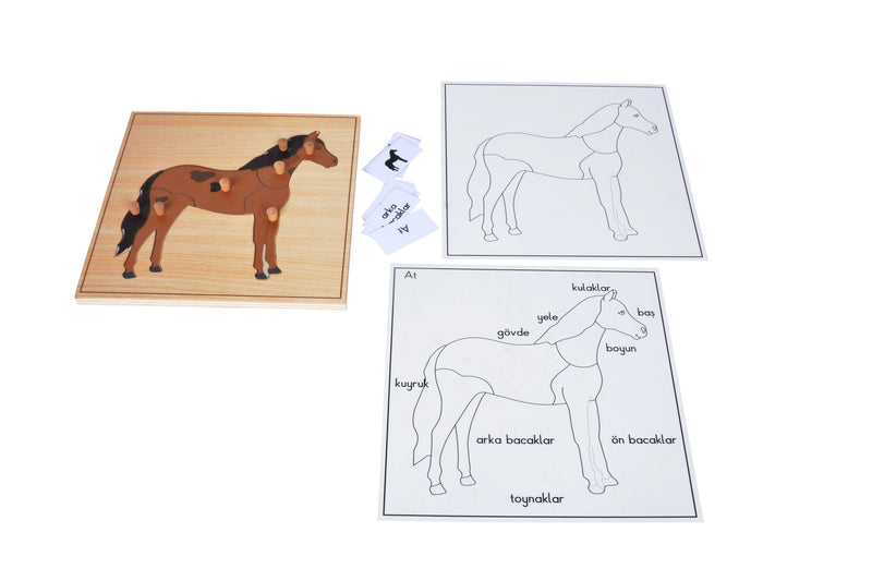 Puzzle Hayvanlar(At)