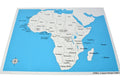 Afrika Kıtası Puzzle Ve Çalışma Kartları