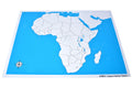 Afrika Kıtası Puzzle Ve Çalışma Kartları