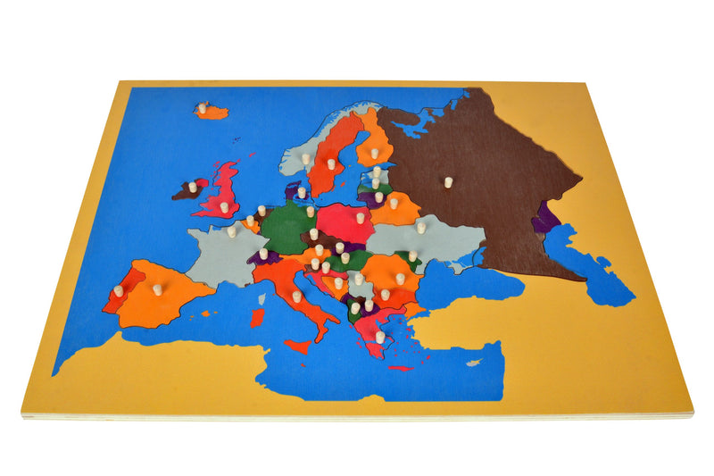 Avrupa Kıtası Puzzle Ve Çalışma Kartları