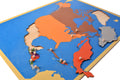 Kuzey Amerika Kıtası Puzzle Ve Çalışma Kartları