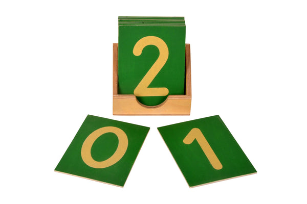 Zımpara Rakamlar - Doğal Ahşap Montessori Eğitim Aracı