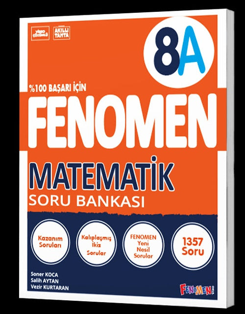 Fenomen Okul Yayınları 8. Sınıf LGS Matematik A Soru Bankası (Bağlam Temelli)