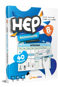 Hiper Zeka 8. Sınıf HEP Matematik Haftalık Deneme Föyleri 320 Sayfa