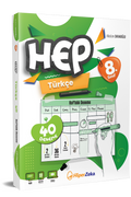 Hiper Zeka 8. Sınıf HEP Türkçe Haftalık Deneme Föyleri 320 Sayfa