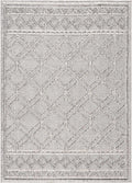 Rifie Beige Geometric Outdoor Machine Woven Polypropylene Area Rug