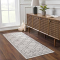Rifie Beige Geometric Outdoor Machine Woven Polypropylene Area Rug