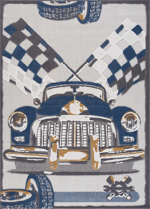 Hekaa Modern Machine Woven Area Rug