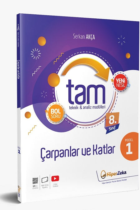 Hiper Zeka 8. Sınıf TAM Matematik 2 | Üslü Sayılar 96 Sayfa