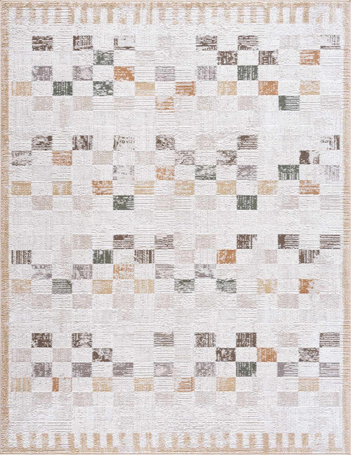 Knakxe Modern Washable Machine Woven Area Rug