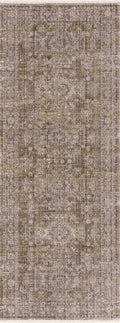 Godeo Green Oriental Washable Outdoor Polyester Area Rug