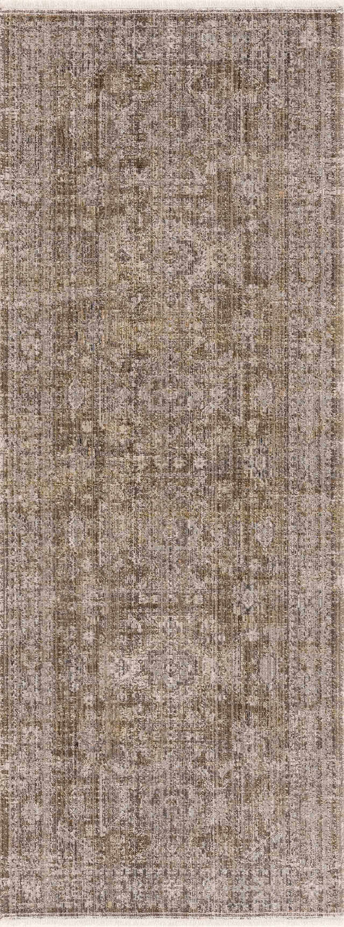 Godeo Green Oriental Washable Outdoor Polyester Area Rug