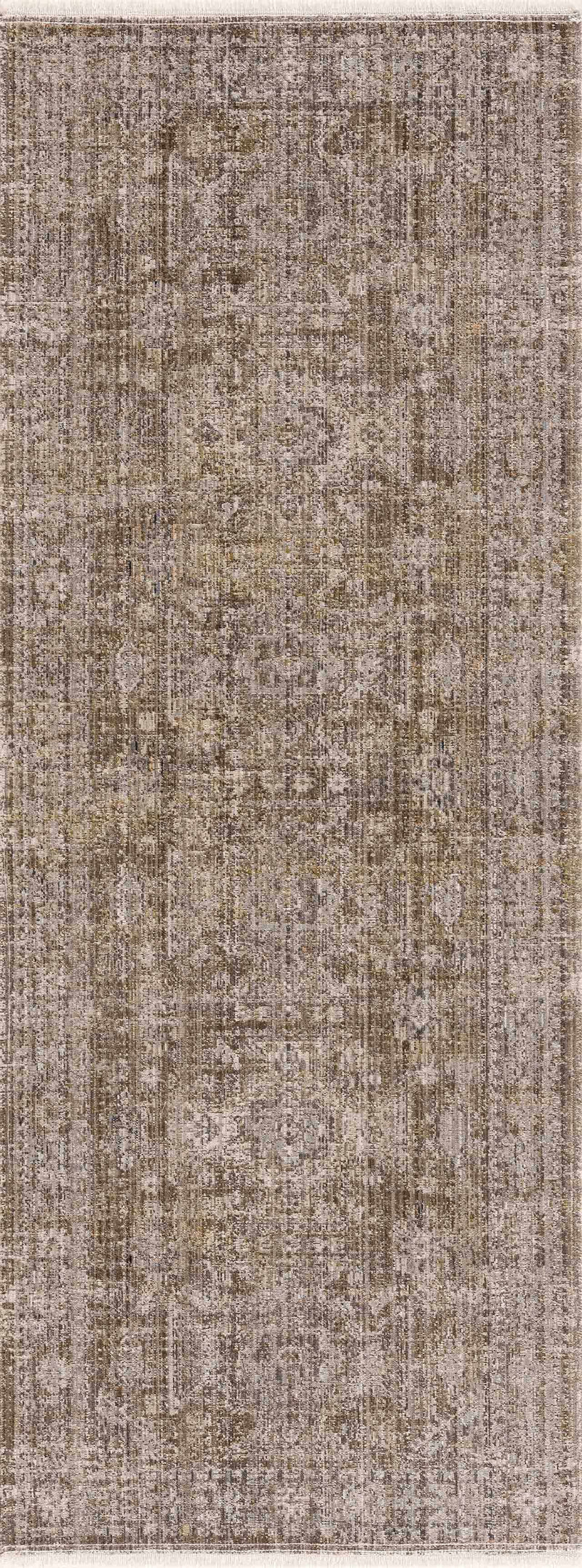 Godeo Green Oriental Washable Outdoor Polyester Area Rug