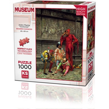 Ks Puzzle 1000 Jesters Playing Cochonnet