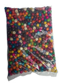 Ahşap Boncuk Renkli 1Kg 14Mm Yuvarlak