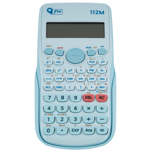 Pin Hesap Makinesi 240 Fonksiyonlu Mavi